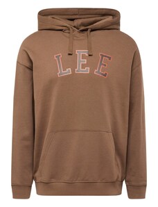 Lee Sweater majica smeđa / crvena / crna
