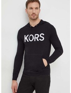 Pamučni pulover Michael Kors boja: crna, lagani