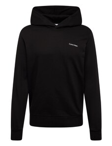 Calvin Klein Sweater majica 'Angled' crna / bijela