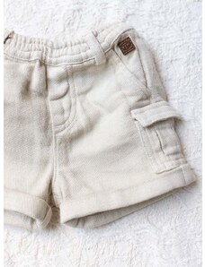 Kratke hlače s lanom za bebe Tartine et Chocolat boja: bež