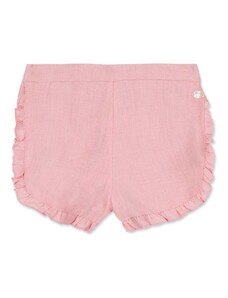 Lanene kratke hlače za bebe Tartine et Chocolat boja: ružičasta, bez uzorka