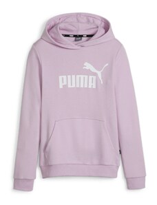 PUMA Sweater majica 'Essentials' lila / bijela
