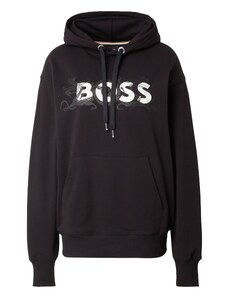 BOSS Sweater majica 'Econy1' crna / bijela