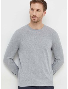 Pamučni pulover Michael Kors boja: siva, lagani
