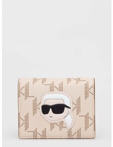 Novčanik Karl Lagerfeld za žene, boja: bež
