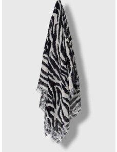 Marama s dodatkom svile Karl Lagerfeld boja: crna, s uzorkom