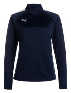 PUMA Sportska sweater majica 'TeamLiga' mornarsko plava / bijela