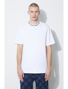 Pamučna majica Daily Paper Erib Tee za muškarce, boja: bijela, bez uzorka, 2109142
