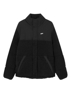 Pull&Bear Prijelazna jakna bazalt siva / crna / bijela