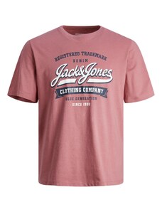 JACK & JONES Majica mornarsko plava / roza / bijela