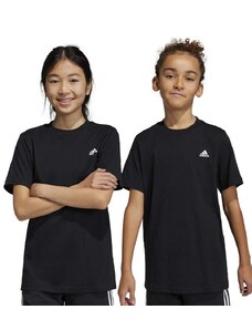 Dječja pamučna majica kratkih rukava adidas U SL boja: crna, s tiskom