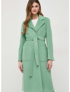 Vuneni kaput MAX&Co. boja: zelena, za prijelazno razdoblje, bez zakopčavanja