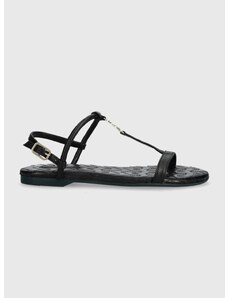 Kožne sandale Patrizia Pepe za žene, boja: crna, 8X0025 L048 K103