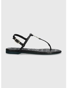 Kožne sandale Patrizia Pepe za žene, boja: crna, 8X0020 L048 K103