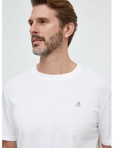 Pamučna majica Marc O'Polo 2-pack za muškarce, boja: bijela, bez uzorka
