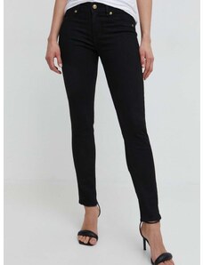 Traperice Versace Jeans Couture za žene, boja: crna