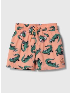 Dječje kratke hlače za kupanje Abercrombie & Fitch boja: narančasta