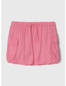 Dječja suknja United Colors of Benetton boja: ružičasta, mini, ravna