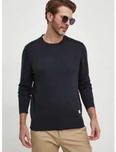 Pamučni pulover Pepe Jeans boja: crna, lagani