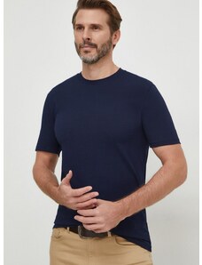 Majica kratkih rukava United Colors of Benetton za muškarce, boja: tamno plava, bez uzorka