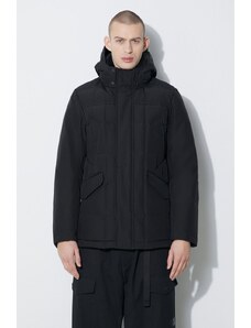 Pernata jakna Woolrich Blizzard Field Jacket za muškarce, boja: crna, za zimu, CFWOOU0621MRUT0001