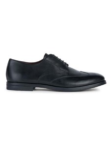 Kožne cipele Geox U DECIO za muškarce, boja: crna, U36FXD 00043 C9999