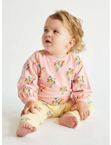 Dukserica za bebe Bobo Choses boja: ružičasta, s uzorkom