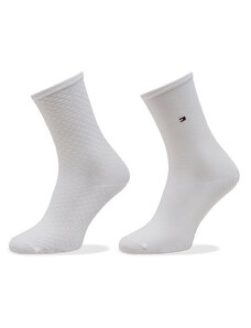 Set od 2 para ženskih visokih čarapa Tommy Hilfiger