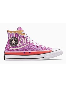 Tenisice Converse Converse x Wonka Chuck Taylor All Star Swirl boja: ljubičasta, A08154C