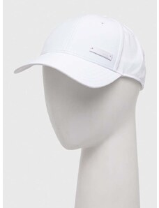Kapa sa šiltom adidas boja: bijela, bez uzorka