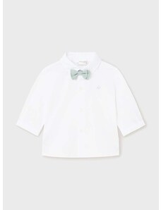 Košulja za bebe Mayoral Newborn boja: bijela