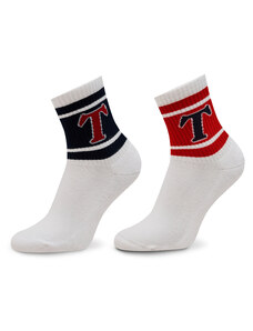Set od 2 para unisex visokih čarapa Tommy Jeans