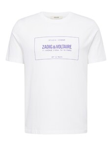 Zadig & Voltaire Majica 'BLASON GUM' ljubičasta / bijela
