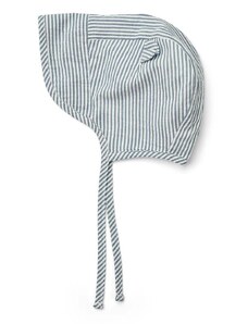 Pamučna kapa za bebe Liewood Rae Baby Stripe Sun Hat With Ears od tanke pletenine, pamučna