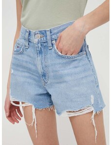 Traper kratke hlače Tommy Jeans za žene, bez uzorka, visoki struk