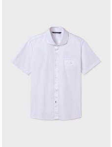 Dječja pamučna košulja Mayoral boja: bijela