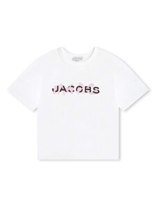 Dječja pamučna majica kratkih rukava Marc Jacobs boja: bijela