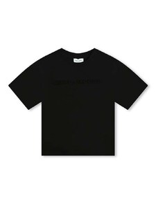 Dječja pamučna majica kratkih rukava Marc Jacobs boja: crna, s tiskom