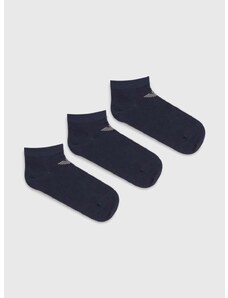 Čarape Emporio Armani Underwear 3-pack za muškarce, boja: tamno plava
