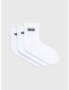 Čarape Vans 3-pack za žene, boja: bijela