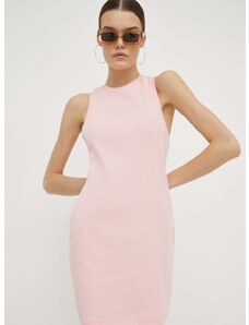 Haljina Juicy Couture boja: ružičasta, mini, uska