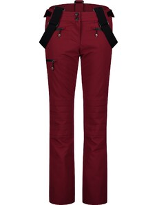 Nordblanc Tamno Crvene ženske skijaške hlače INDESTRUCTIBLE