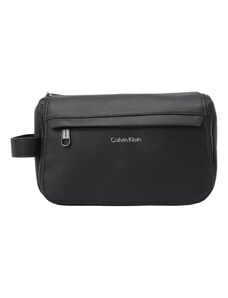 Calvin Klein Toaletna torbica crna / srebro