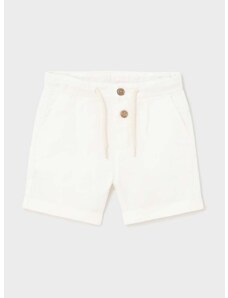 Kratke hlače za bebe Mayoral boja: bijela
