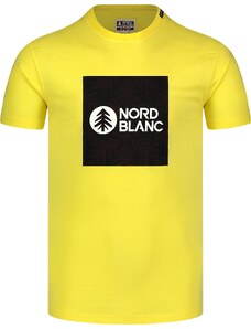 Nordblanc Žuta muška pamučna majica SQUARED