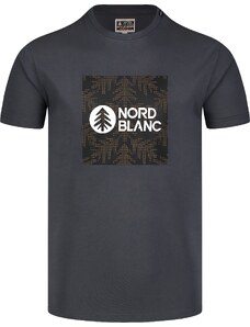 Nordblanc Siva muška pamučna majica SQUARED