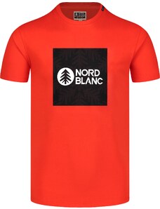 Nordblanc Narandžasta muška pamučna majica SQUARED