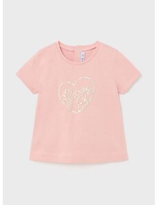 Majica kratkih rukava za bebe Mayoral boja: ružičasta