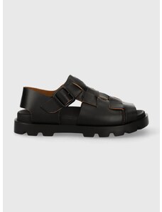 Kožne sandale Camper Brutus Sandal za žene, boja: crna, K201397.005