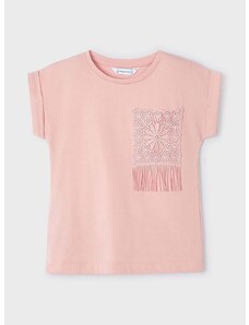 Dječja majica kratkih rukava Mayoral boja: ružičasta